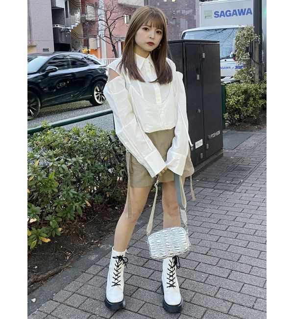 MURUA「ターンバック2wayシャツ」|シャツ・ブラウス|