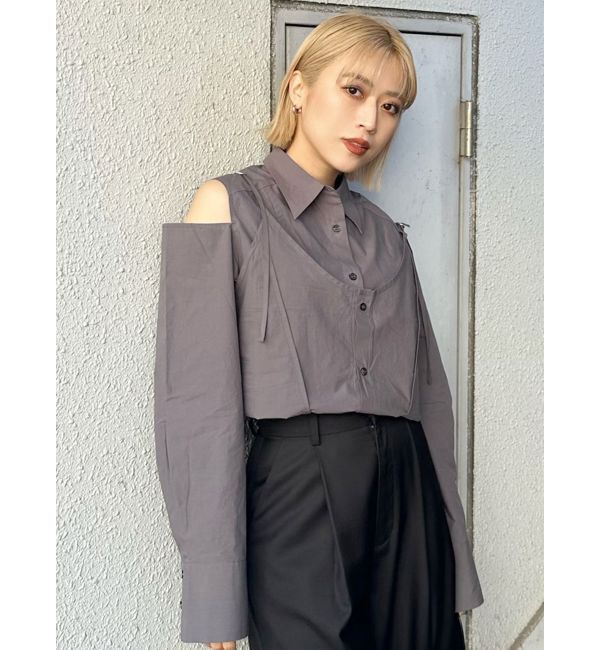 MURUA「ターンバック2wayシャツ」|シャツ・ブラウス|