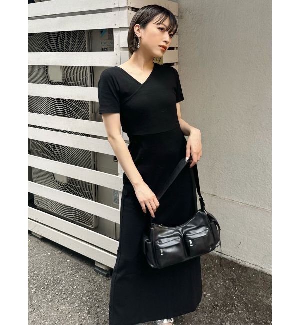 MURUA「アシメネックバックオープンワンピース」|ワンピース|