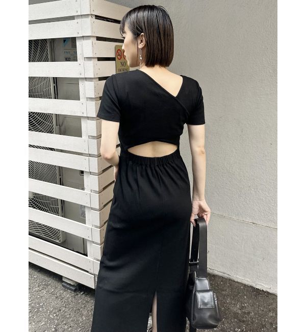 MURUA「アシメネックバックオープンワンピース」|ワンピース|
