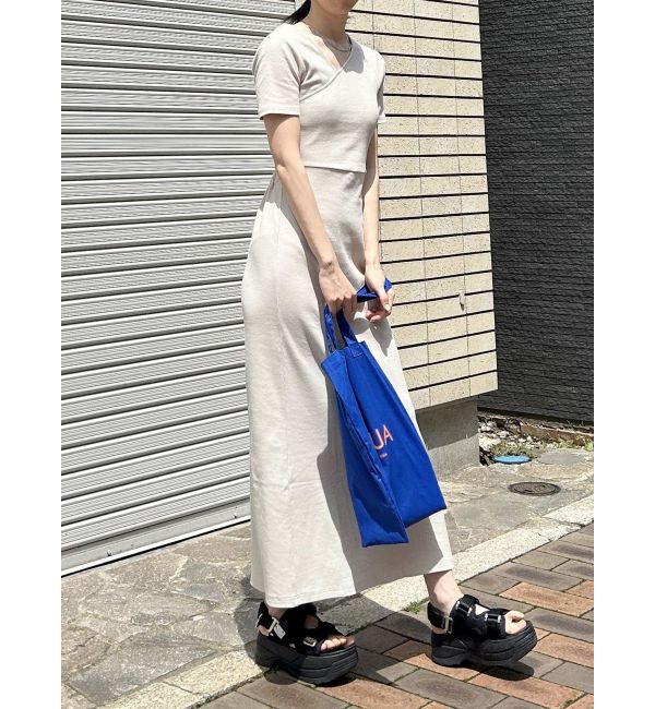 MURUA「アシメネックバックオープンワンピース」|ワンピース|