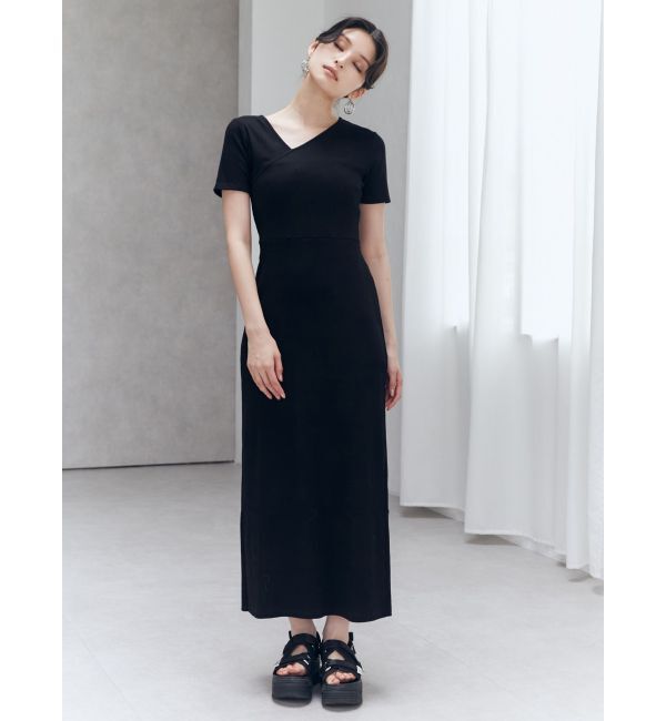 MURUA「アシメネックバックオープンワンピース」|ワンピース|