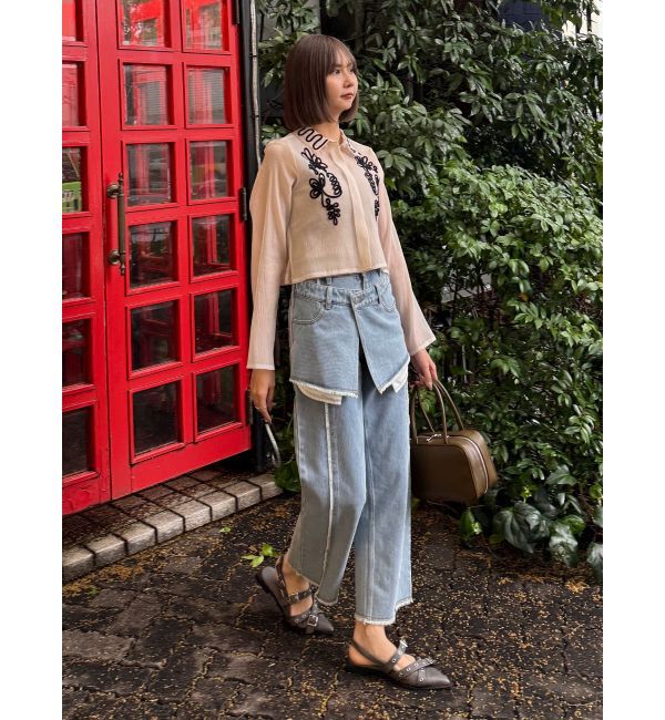 MURUA「ポインテッドベルトパンプス」|パンプス|