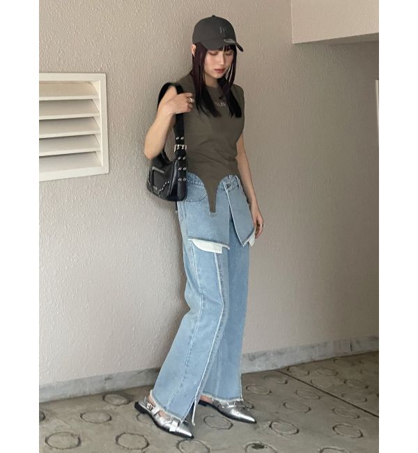 MURUA「ポインテッドベルトパンプス」|パンプス|