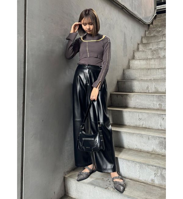 MURUA「ポインテッドベルトパンプス」|パンプス|