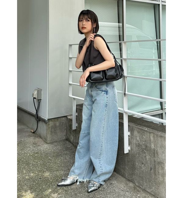 MURUA「ポインテッドベルトパンプス」|パンプス|