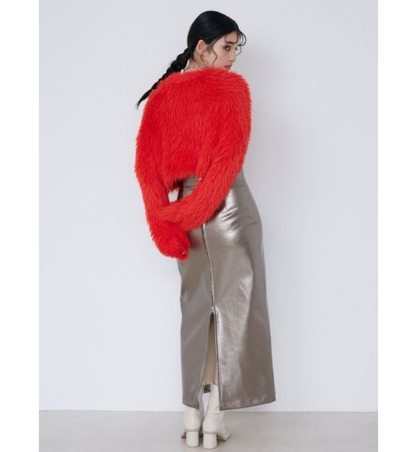 MURUA「マルチウェイナローフェイクレザースカート」|スカート|