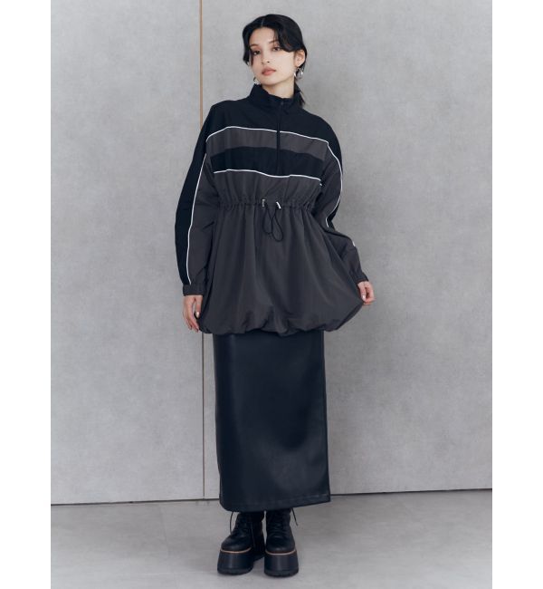 MURUA「マルチウェイナローフェイクレザースカート」|スカート|