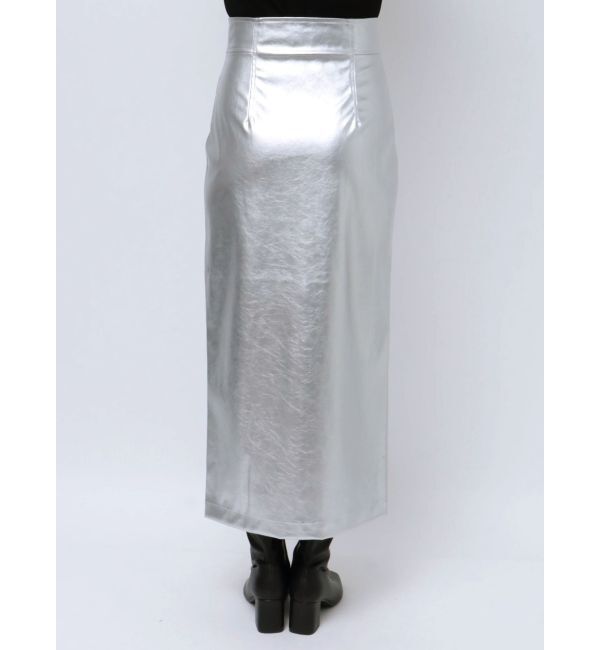 MURUA「マルチウェイナローフェイクレザースカート」|スカート|