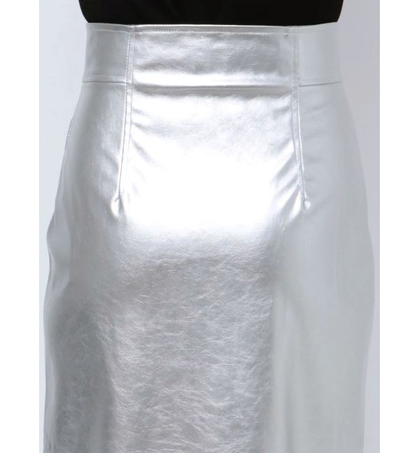 MURUA「マルチウェイナローフェイクレザースカート」|スカート|