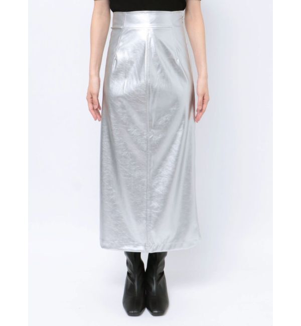 MURUA「マルチウェイナローフェイクレザースカート」|スカート|