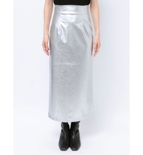 MURUA「マルチウェイナローフェイクレザースカート」|スカート|