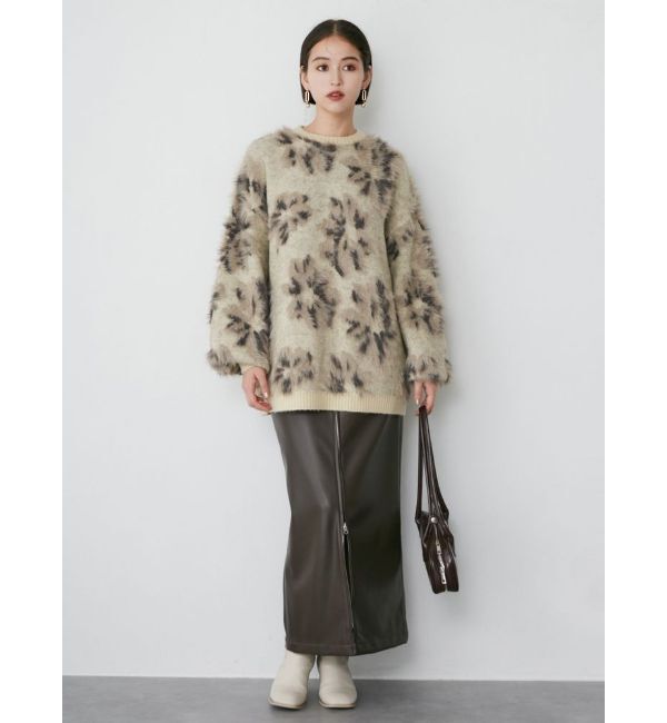 MURUA「マルチウェイナローフェイクレザースカート」|スカート|