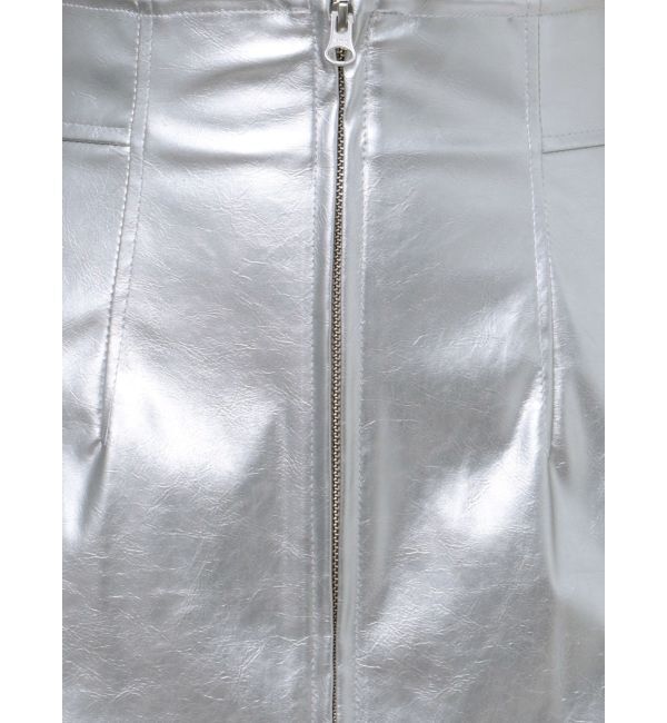 MURUA「マルチウェイナローフェイクレザースカート」|スカート|