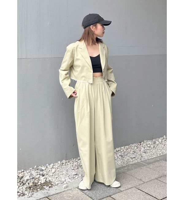 Ungrid「カットオフデザインショートジャケット」|テーラードジャケット|