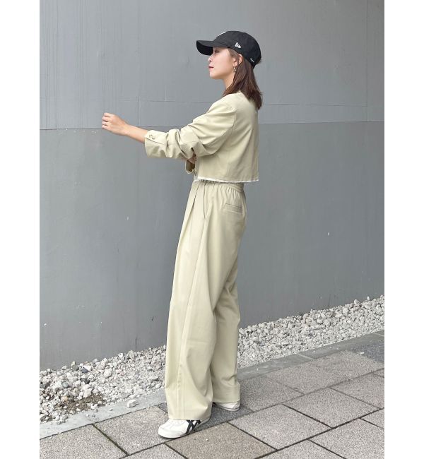 Ungrid「カットオフデザインショートジャケット」|テーラードジャケット|