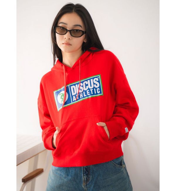 Ungrid「DISCUS別注 フードロゴパーカー」|パーカー|