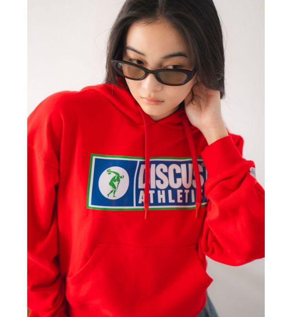 Ungrid「DISCUS別注 フードロゴパーカー」|パーカー|