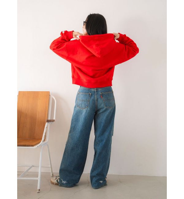 Ungrid「DISCUS別注 フードロゴパーカー」|パーカー|