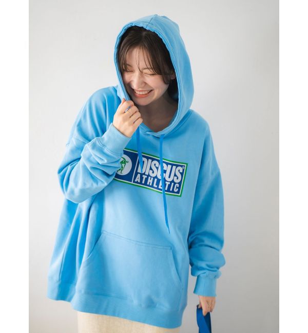 Ungrid「DISCUS別注 フードロゴパーカー」|パーカー|