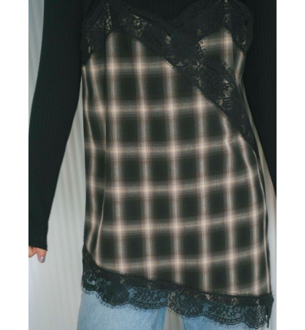 Ungrid「レースデザインキャミ」|キャミソール|