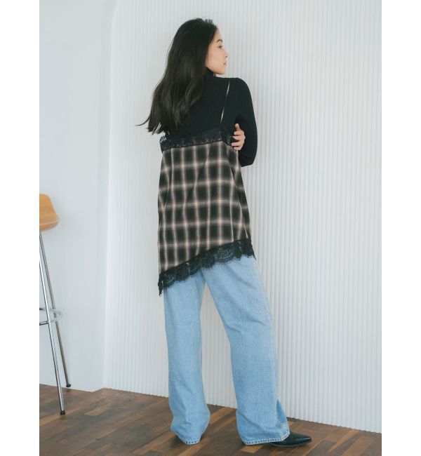 Ungrid「レースデザインキャミ」|キャミソール|