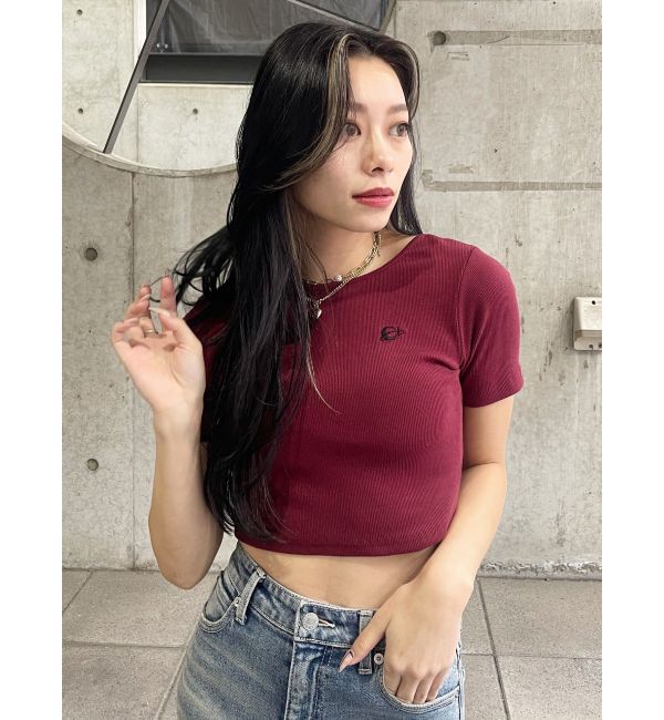 EVRIS「ワンポイントバックストラップTシャツ」|Tシャツ・カットソー|