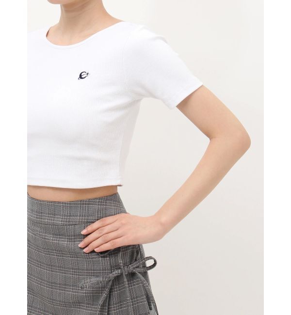 EVRIS「ワンポイントバックストラップTシャツ」|Tシャツ・カットソー|