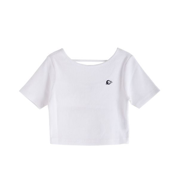 EVRIS「ワンポイントバックストラップTシャツ」|Tシャツ・カットソー|