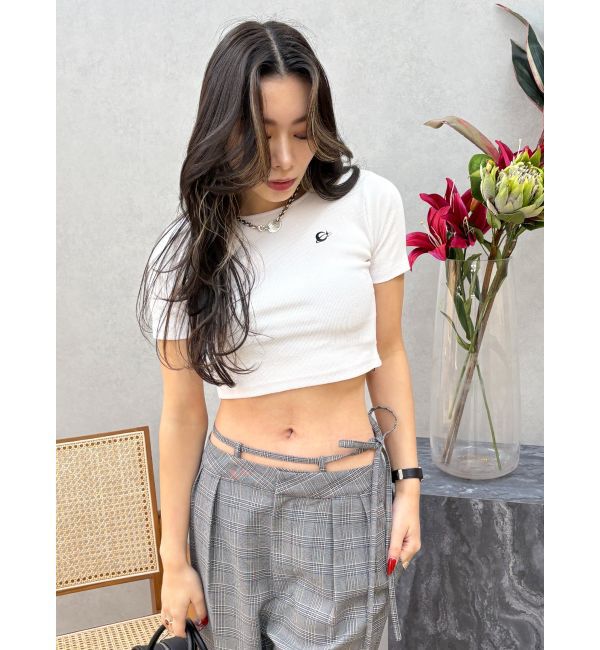 EVRIS「ワンポイントバックストラップTシャツ」|Tシャツ・カットソー|