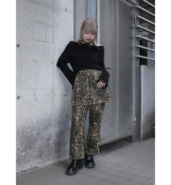 jouetie「プリーツスカートレイヤードパンツ」|その他|