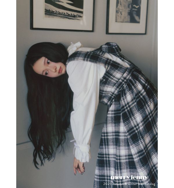 merry jenny「petit ribbonコーデュロイブラウス」|シャツ・ブラウス|