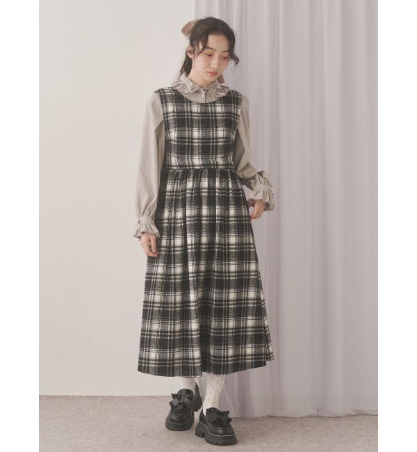 merry jenny「petit ribbonコーデュロイブラウス」|シャツ・ブラウス|