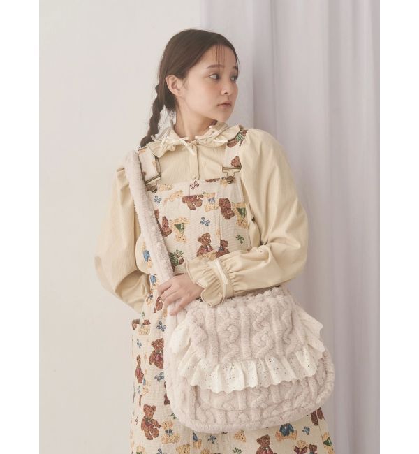 merry jenny「petit ribbonコーデュロイブラウス」|シャツ・ブラウス|