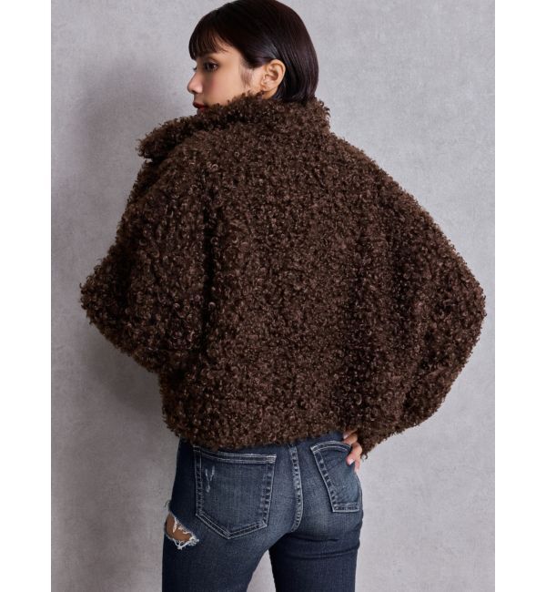 GYDA「プードルフェイクファーコート」|ダウン|