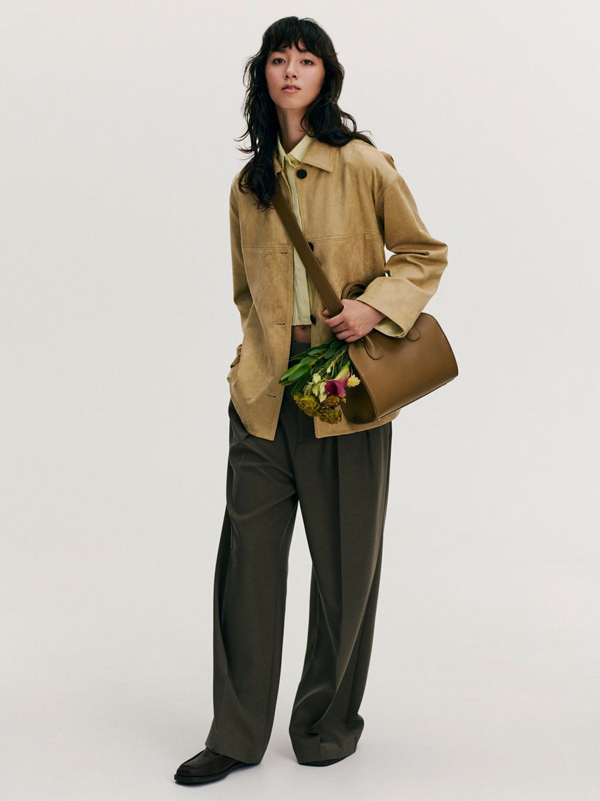 Mila Owen「ピンタックデザインクロップドドレスシャツ」|シャツ・ブラウス|