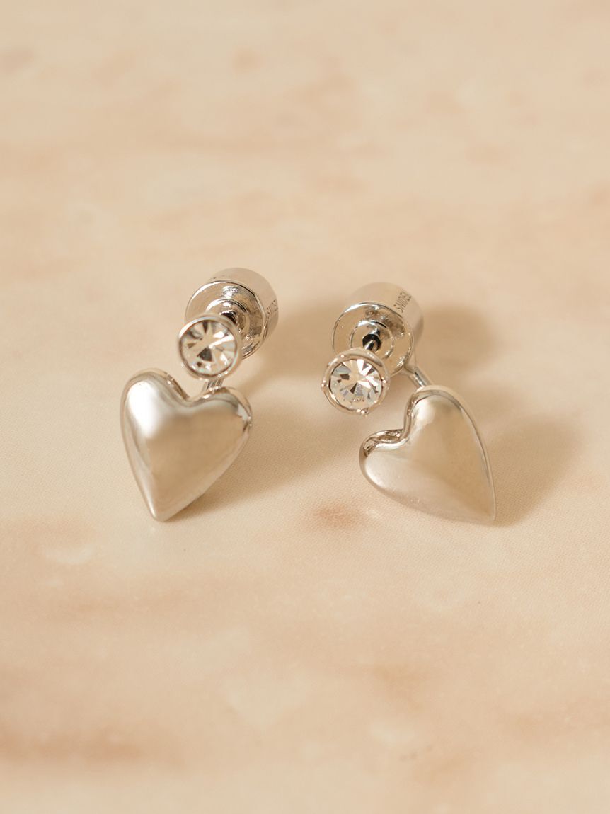 SNIDEL「ハートモチーフピアス」|ピアス|SLV