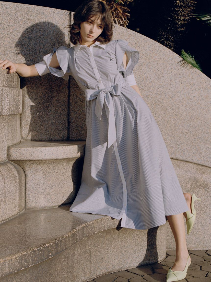 SNIDEL「ツイストリボンパンプス」|パンプス|