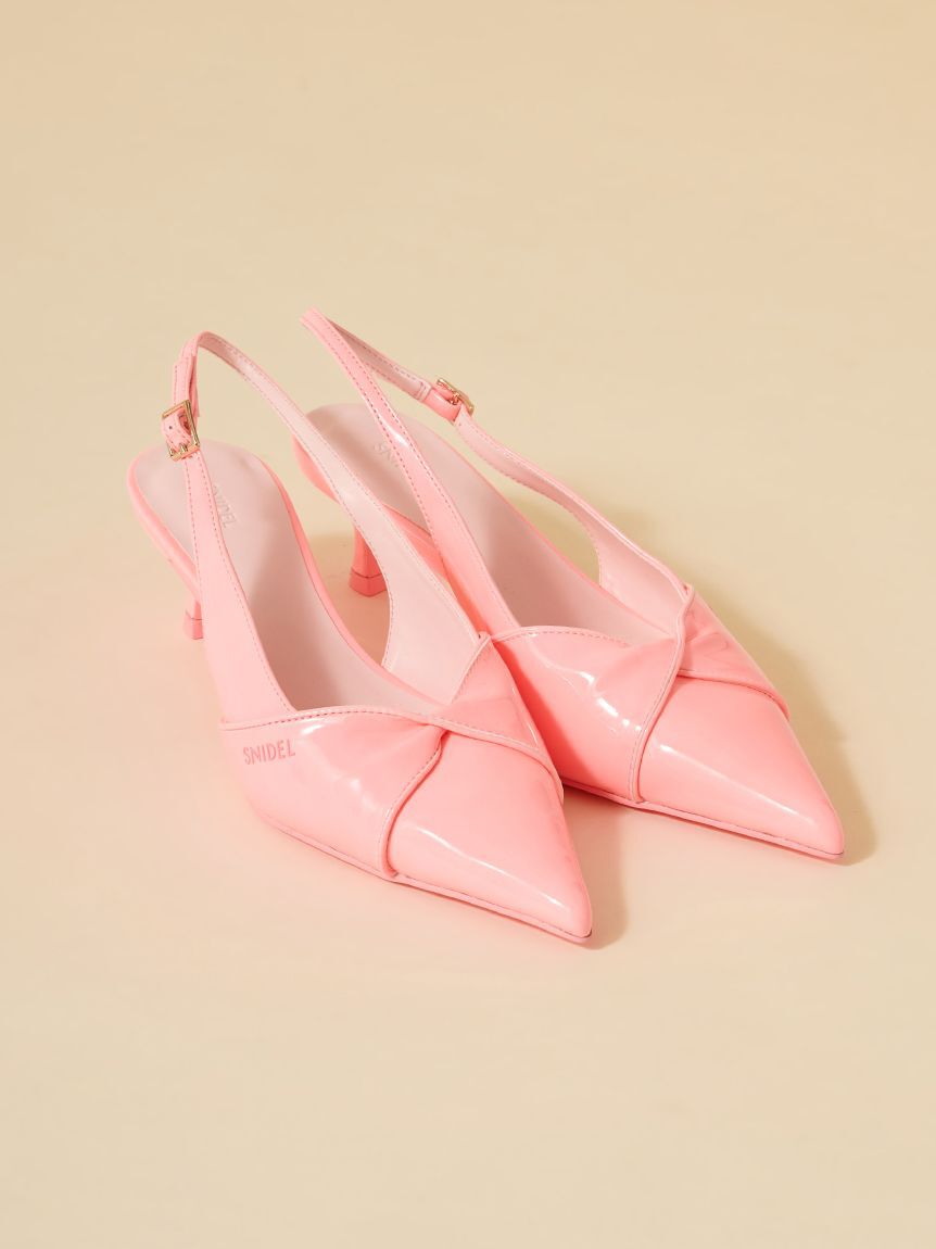 SNIDEL「ツイストリボンパンプス」|パンプス|