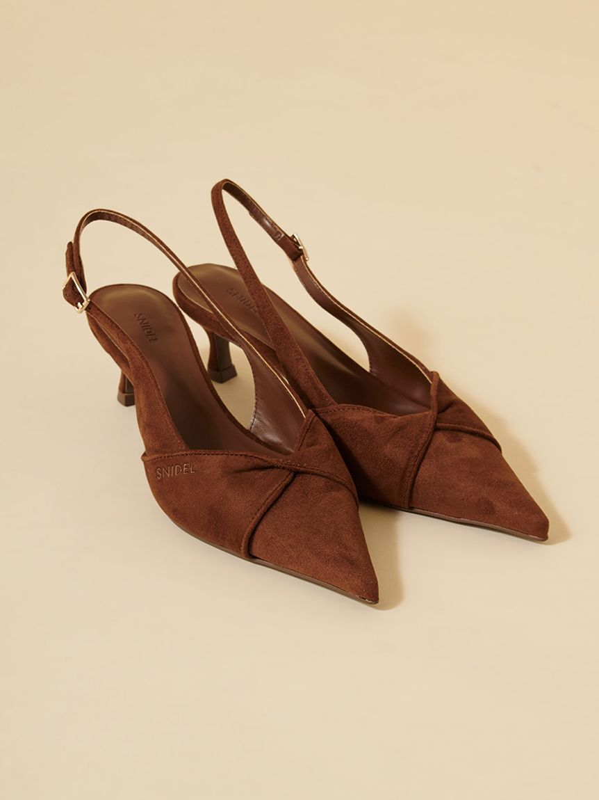 SNIDEL「ツイストリボンパンプス」|パンプス|