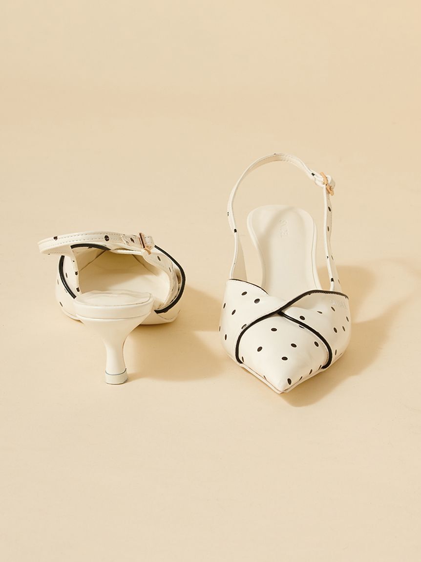 SNIDEL「ツイストリボンパンプス」|パンプス|