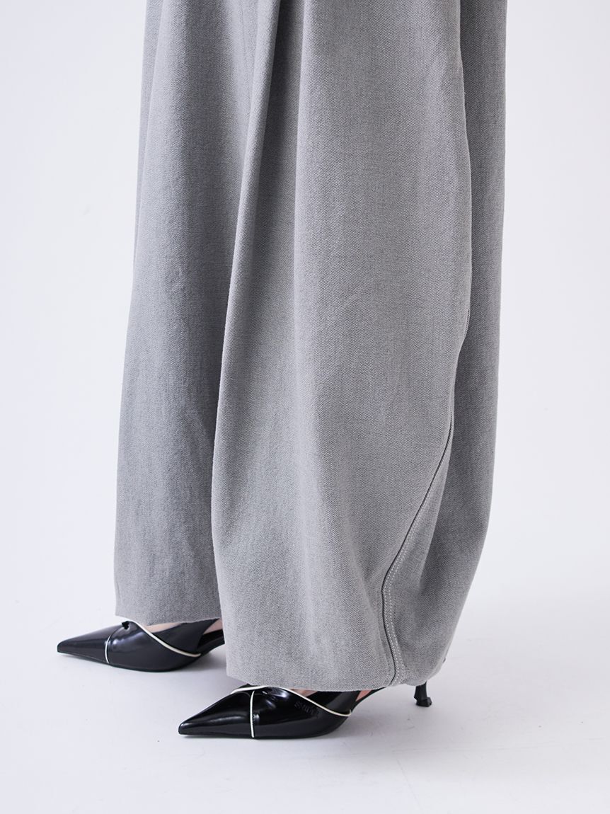 SNIDEL「【00サイズ/0TALLサイズあり】カーブデニムワイドパンツ」|デニム|