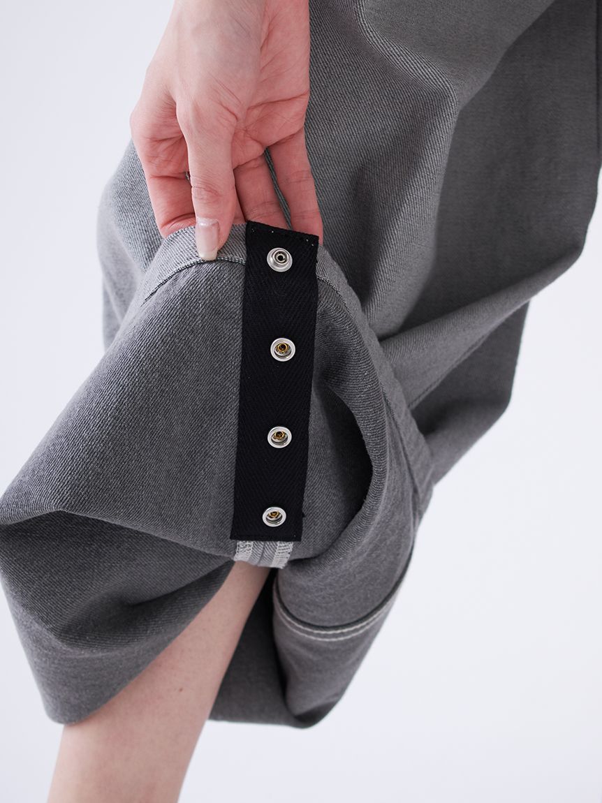 SNIDEL「【00サイズ/0TALLサイズあり】カーブデニムワイドパンツ」|デニム|