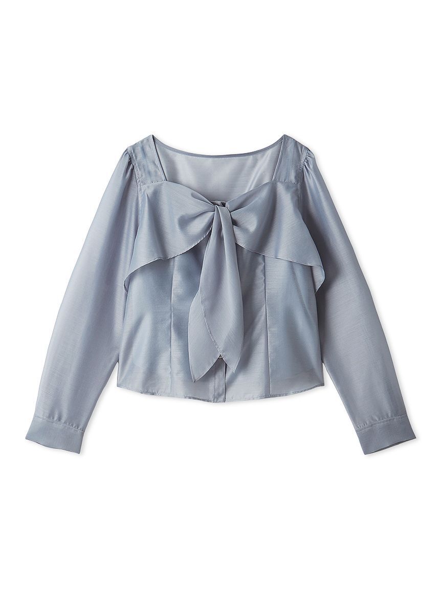 CELFORD「ノット付きシアーブラウス」|シャツ・ブラウス|SAX