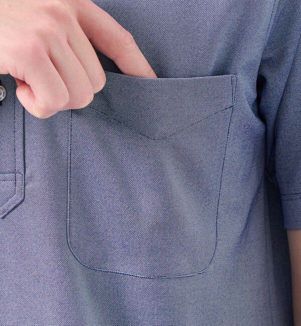 MACKINTOSH PHILOSOPHY「トロッター メランジ鹿の子 カッタウェイポロ」|シャツ・ブラウス|