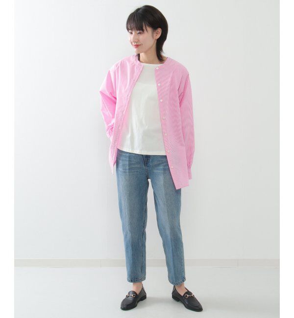 ikka「前後2WAYバンドカラーシャツ」|シャツ・ブラウス|