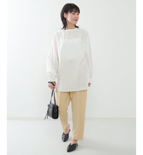 ikka「前後2WAYバンドカラーシャツ」|シャツ・ブラウス|