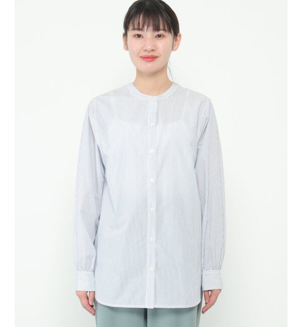 ikka「前後2WAYバンドカラーシャツ」|シャツ・ブラウス|