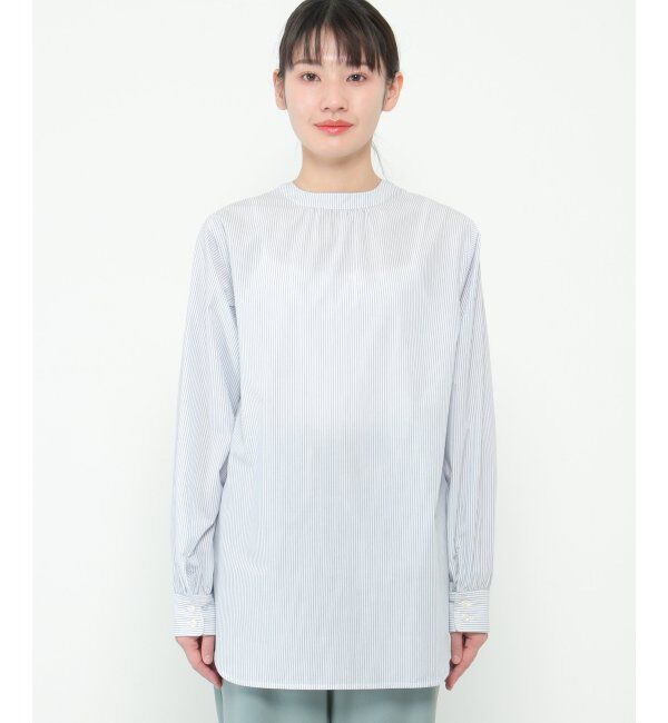 ikka「前後2WAYバンドカラーシャツ」|シャツ・ブラウス|