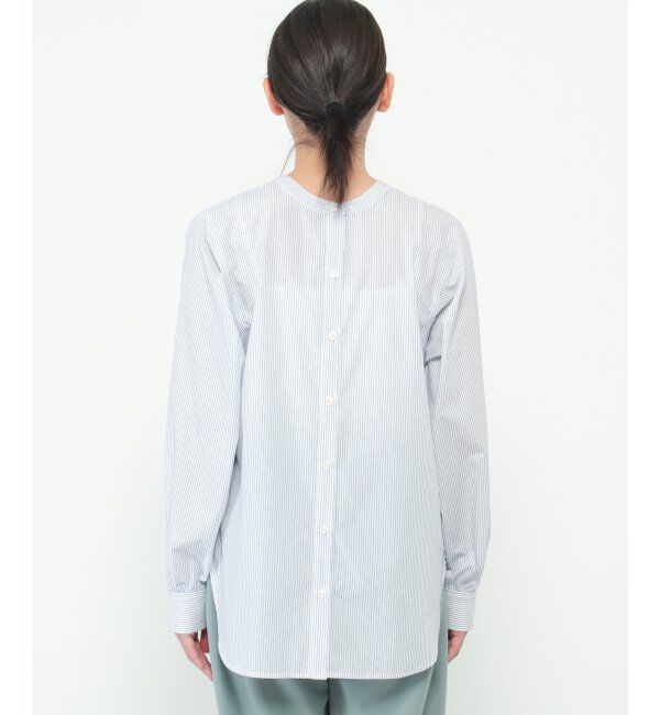 ikka「前後2WAYバンドカラーシャツ」|シャツ・ブラウス|